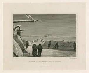 Situationen för HM Ships Fury och Hecla, vid Igloolik