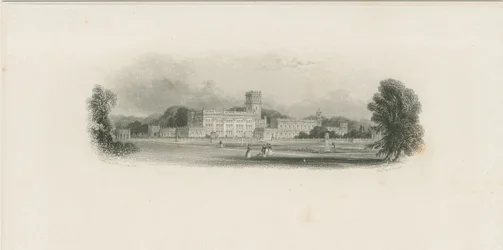Trentham Hall: stålgravyr och [?mitten av 1800-talet] (tryck)