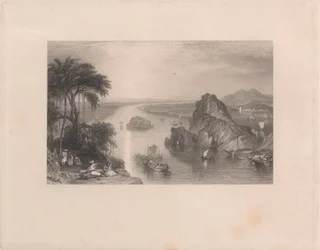 Stenar vid Colgong på Ganges