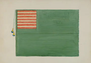 Revolutionär flagga, ca. 1936.