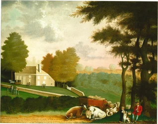 The Grave of William Penn, ca 1847-1848 (olja på duk)