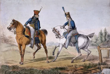 Officers of the 10th and 18th Hussars, utgiven av Ackerman