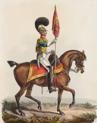 Royal Horse Guards, blå, officer, 1828