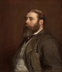 William Henry Wills, Esq., M.P. (Lord Winterstoke), ca 1880 (olja på duk)