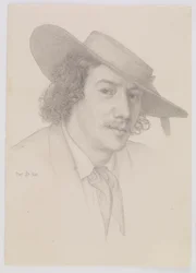 Porträtt av Whistler, 1858.