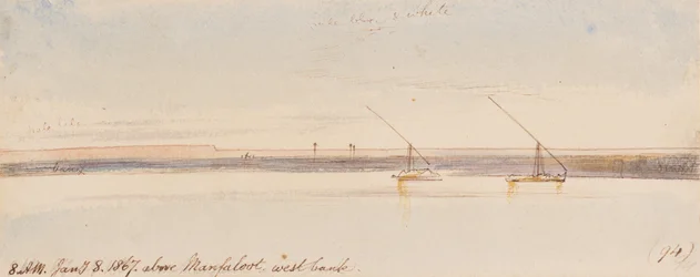 Ovanför Manfaloot; kl. 08.00, den 8 januari 1867 (94)