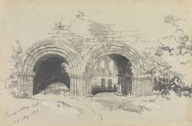 Furness Abbey East, 29 augusti 1836