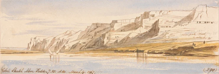 Gebel Sheikh Abu Fodde, kl. 07.30, 4 mars 1867 (590)