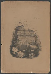 Illustrationer av familjen Psittacidae, eller papegojor, del 1: Folioomslag, titelsida, dedikationssida, prenumerantsida