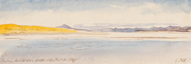 Blick mot Sabooa; kl. 09.30, den 1 februari 1867 (311)