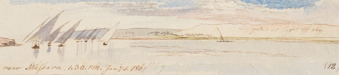 I närheten av Massara; kl. 13.30, den 1 januari 1867 (12)