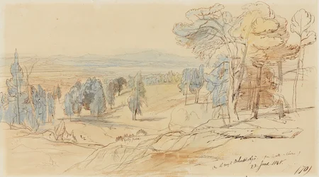 På väg till Achmet Aga från Castella och Chalcis, Grekland, 23 juni 1848