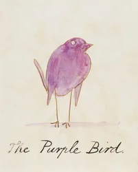 The Purple Bird, från "Sexton teckningar av komiska fåglar"