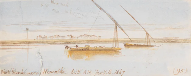 Västbanken nära Howatke; kl. 08.15, den 8 januari 1867 (95)