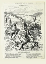 Rivalerande idrottare. Jag säger nu, som jag har sagt förut, att det finns plats nog..., 1878.