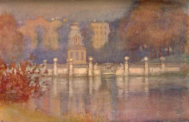 The Serpentine, Hyde Park, c1911