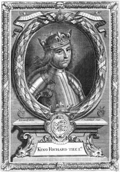 Richard I kung av England.
