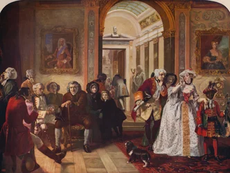Dr. Johnson i Ante-Room of Lord Chesterfield, 1748, c1915
