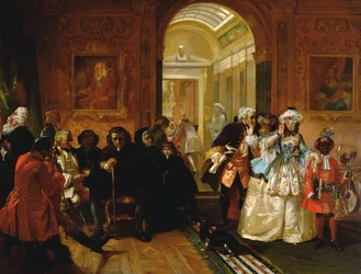 Lord Chesterfields Ante-Room 1748, 1869