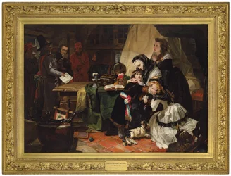 Marie Antoinettes och hennes sons sista avsked, 1856