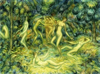 Nymfer som dansar, 1918