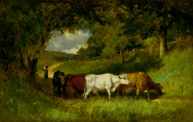 Att köra hem korna, 1881.