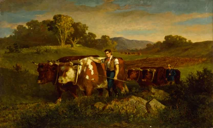 Herdar med kor, 1869.