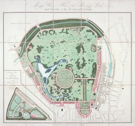 Plan of the Zoological Gardens, Regent
