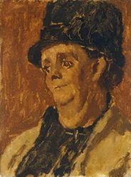 Mrs Evans (olja på duk)
