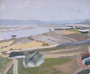 Towy Estuary, Ferryside (olja på pannå)