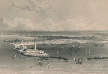 Alexandria, mitten av slutet av 1800-talet.