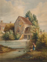 En vattenkvarn i Warwickshire
