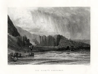 The Giants Causeway, County Antrim, Nordirland, 1884