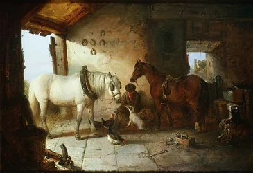 In the Forge (olja på duk)