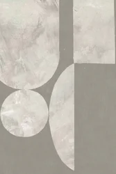 Dämpad geometrisk abstrakt konst