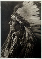 Amerikas indianer: porträtt av en indianhövding
