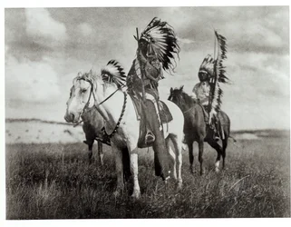 Sioux Chiefs, tallrik från `The North American Indian