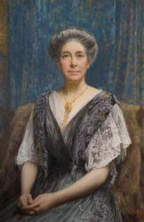 Porträtt av fru Alfred C. Osler