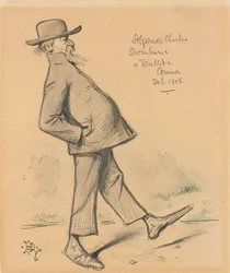 Algernon Charles Swinburne på Wimbledon Common, 1906
