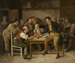 Värdshusscen, ca 1820