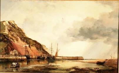 Axmouth Harbour, Devon-Low Water