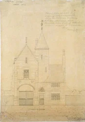 Fronthöjd av Castle Ashby, Lodge No.2
