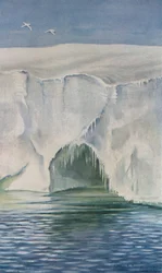 Cave in the Barrier, Cape Crozier, 4 januari 1911, 1913