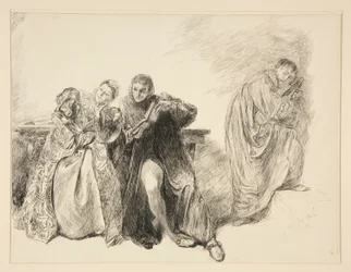 Bianca och Lucentio, från akt III, scen i, Taming of the Shrew