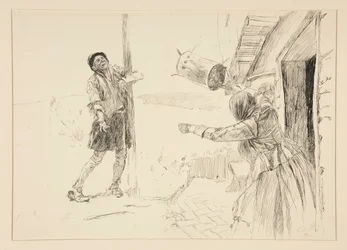 Christopher Sly, illustration för Introduktion, Scene ii, Taming of the Shrew