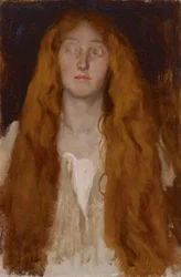 Figurstudie av Ophelia, för The Play Scene, Hamlet, Act III, Scene II
