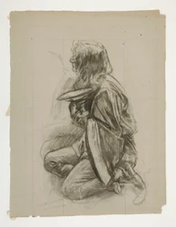 Figurstudie för kung Arthur