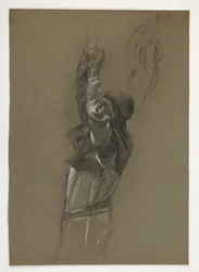 Figurstudie för kung Arthur