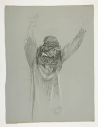 Figurstudie för kung Arthur