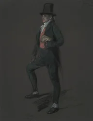 Figurstudie för figur av Dr Casper Wistal i